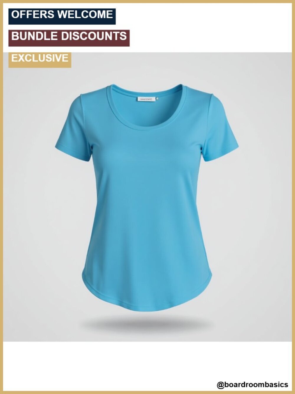 3 Pack Short Sleeve Scoop Neck T-Shirts for Women Soft Stretchy Summer Basic